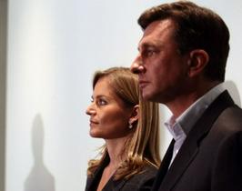 Katarina kresal in Borut Pahor