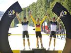 Andy Schleck, Cadel Evans, Fränk Schleck