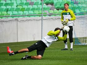 Samir Handanović in Vid Belec