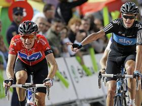 Bradley Wiggins in Christopher Froome