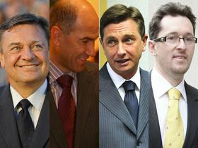 Zoran Janković, Janez Janša, Borut Pahor, Gregor Virant