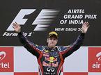 Sebastian Vettel, zmagovalec prve VN Indije