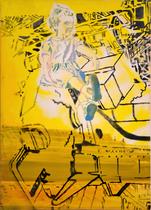 Uroš Weinberger, Dream Machine, 2011, olje na platnu, 50 x 70,5 cm
