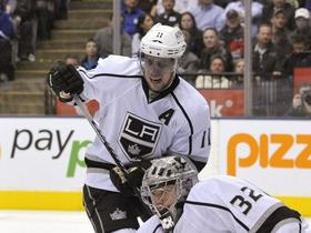 Anže Kopitar in Jonathan Quick (Los Angeles Kings)