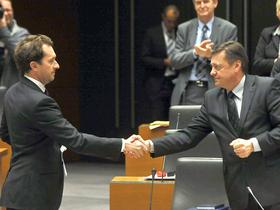 Zoran Janković in Gregor Virant