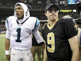 Drew Brees in Cam Newton