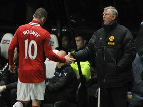 Wayne Rooney in Alex Feguson