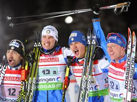 Christian de Lorenzi, Markus Windisch, Dominik Windisch, Lukas Hofer