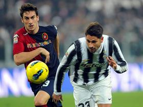 Davide Astori (Cagliari) - Marco Borriello (Juventus)