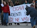 Protest zaradi ukinitev štipendij tujim študentom