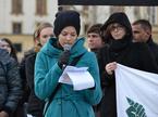 Protest zaradi ukinitev štipendij tujim študentom