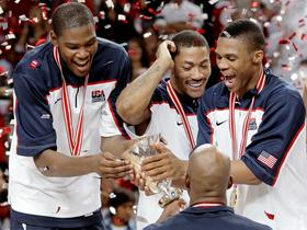 Kevin Durant, Derrick Rose, Russell Westbrook