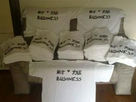 Tina Maze, majice, not your business