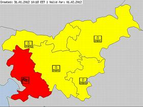 Rdeči alarm, burja