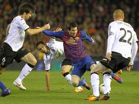 David Albelda, Lionel Messi, Jeremy Mathieu