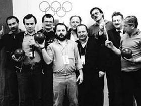 Marjan Fortin, Rajko Dolinšek, Darko Klarič, Peter Habjanič, Franek Trefalt, Boris Ljubič, Dare Milič, Henrik Ubeleis, J. Ivanovič