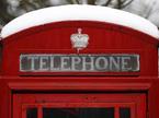 Znamenita rdeča telefonska govorilnica na jugu Londona.
