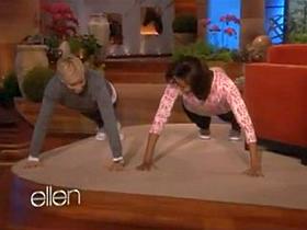 Ellen DeGeneres in Michelle Obama