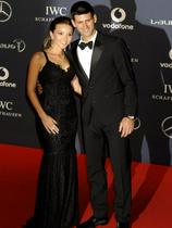 Jelena Ristić in Novak Đoković