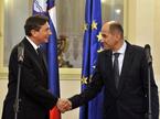 Borut Pahor, Janez Janša
