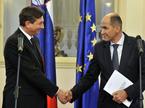 Borut Pahor, Janez Janša
