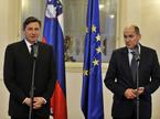 Borut Pahor, Janez Janša