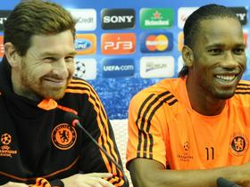 Andre Villas-Boas in Didier Drogba