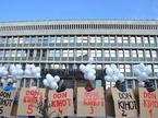 DOS protest