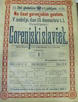 Izvirnik iz Narodnega muzeja v Ljubljani, Gorenjski slavček