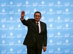 Hosni Mubarak na shodu Nacionalne demokratske stranke v Kairu, 2. oktobra 2009