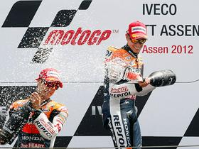Dani Pedrosa in Casey Stoner