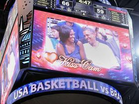 Michelle in Barack Obama