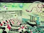 Uroš Weinberger, Video Control, 2012, olje na platnu, 196,5 x 303 cm