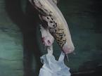 Damien Cadio, Tigermilk, 2011, olje na platnu, z dovoljenjem Galerie Eva Hober, Pariz
