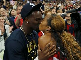 Aaron Ross (Cornerback pri Jacksonville Jaguars)  in Sanya Richards