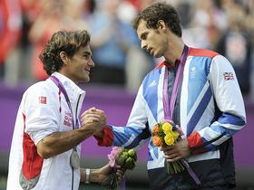 Roger Federer in Andy Murray