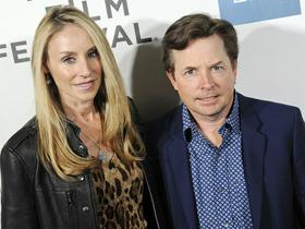 Michael J. Fox in Tracy Pollan