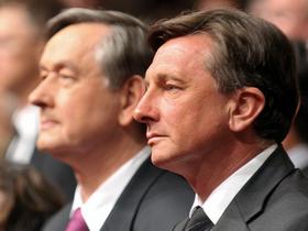Danilo Türk in Borut Pahor