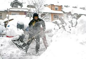 Foto: Balkan v primežu snega in mraza, smrtne žrtve tudi na Češkem