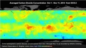 Kje na svetu je koncentracija ogljikovega dioksida najvišja?