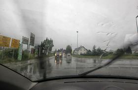 Nevihte povzročale težave v osrednji Sloveniji in na Gorenjskem