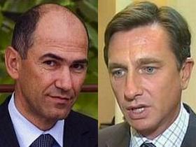 Janez Janša in Borut Pahor