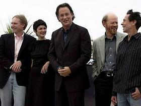 Dan Brown, Audrey Tautou, Tom Hanks, Ron Howard in Brian Grazer