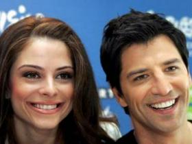 Maria Menounos in Sakis Rouvas