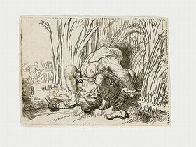 Rembrandt van Rijn, Menih v koruznem polju, 1644-1648