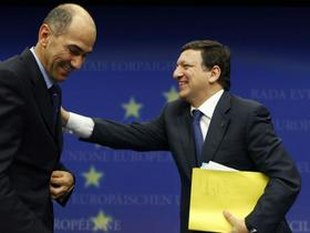 Janez Janša in Jose Manuel Barroso