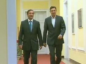 Karl Erjavec in Borut Pahor