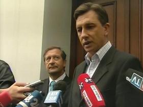 Karel Erjavec in Borut Pahor