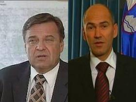 Zoran Janković in Janez Janša