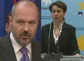 Franc Križanič in Irma Krebs Pavlinič